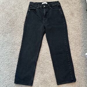 Abercrombie Curve Love Ankle Straight Jean